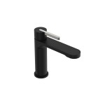 Bronx Basin Mixer Matte Black & Brushed Nickel